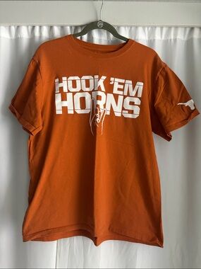 University of Texas Hook 'Em Horns Orange Short Sleeve Tee